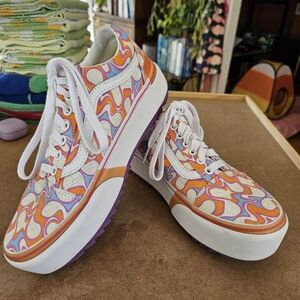 Vans Women's Multicolor Swirl Sneakers
